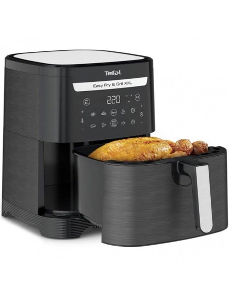 Friteuse Sans Huile TEFAL Easy Fry & Grill XXL EY801815 6.5L - Noir