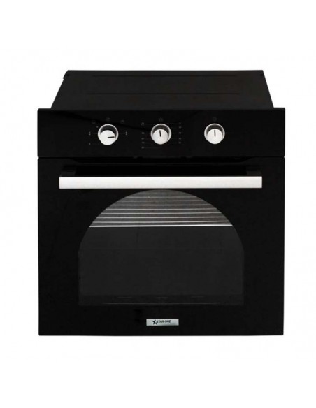 Four encastrable KUMTEL B66-SF2BK 60 cm - Noir nettoyage facile et rapide