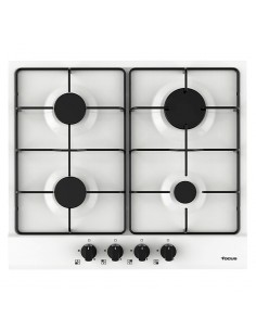 Plaque de Cuisson FOCUS 4 Feux 60 cm - Blanc (F.401W)