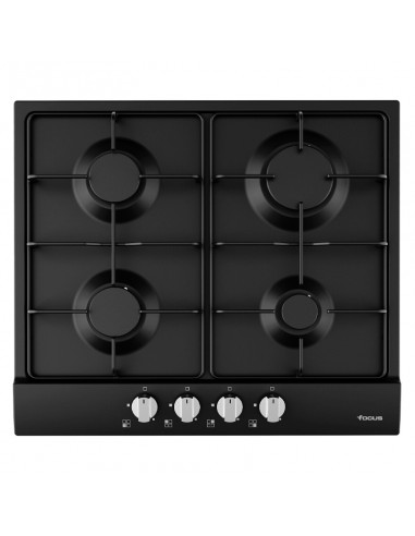 Plaque de Cuisson FOCUS 4 Feux 60 cm Noir (F.401B)
