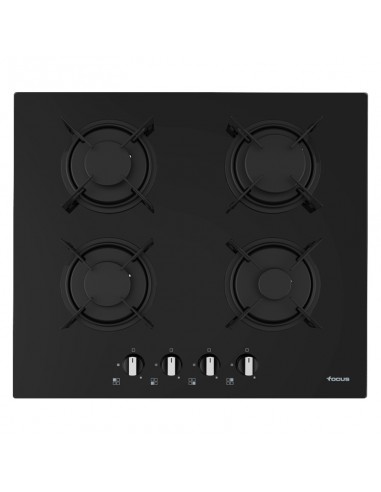 Focus Plaque de Cuisson 4 Feux - 60 Cm Vitro Noir - (F.409B)