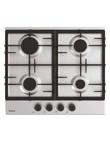Plaque de Cuisson FOCUS 4 Feux 60 cm Inox (F408X)