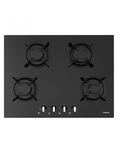 Plaque de Cuisson Vitro Crystal FOCUS 4 Feux 70 cm Noir (F410B) Plaque de Cuisson Vitro Crystal FOCUS 4 Feux 70 cm Noir (F410B)