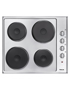 Plaque de Cuisson FOCUS 4 Feux électriques 60 cm - Inox (F.814X)