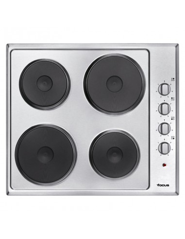 Plaque de Cuisson FOCUS 4 Feux électriques 60 cm - Inox (F.814X) Plaque de Cuisson FOCUS 4 Feux électriques 60 cm - Inox (F.814X)