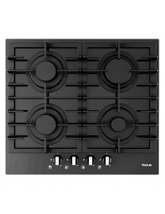Plaque de Cuisson FOCUS Vitro 4 Feux 60cm Noir (F.404B)