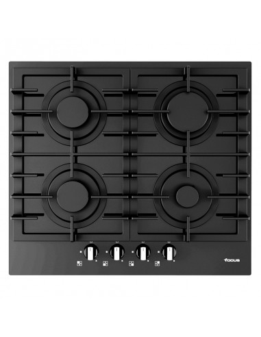 Plaque de Cuisson FOCUS Vitro 4 Feux 60cm Noir (F.404B)