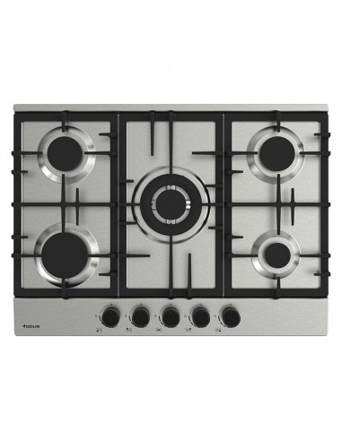 Plaque de Cuisson FOCUS 5 Feux 70 cm Inox (F478X)