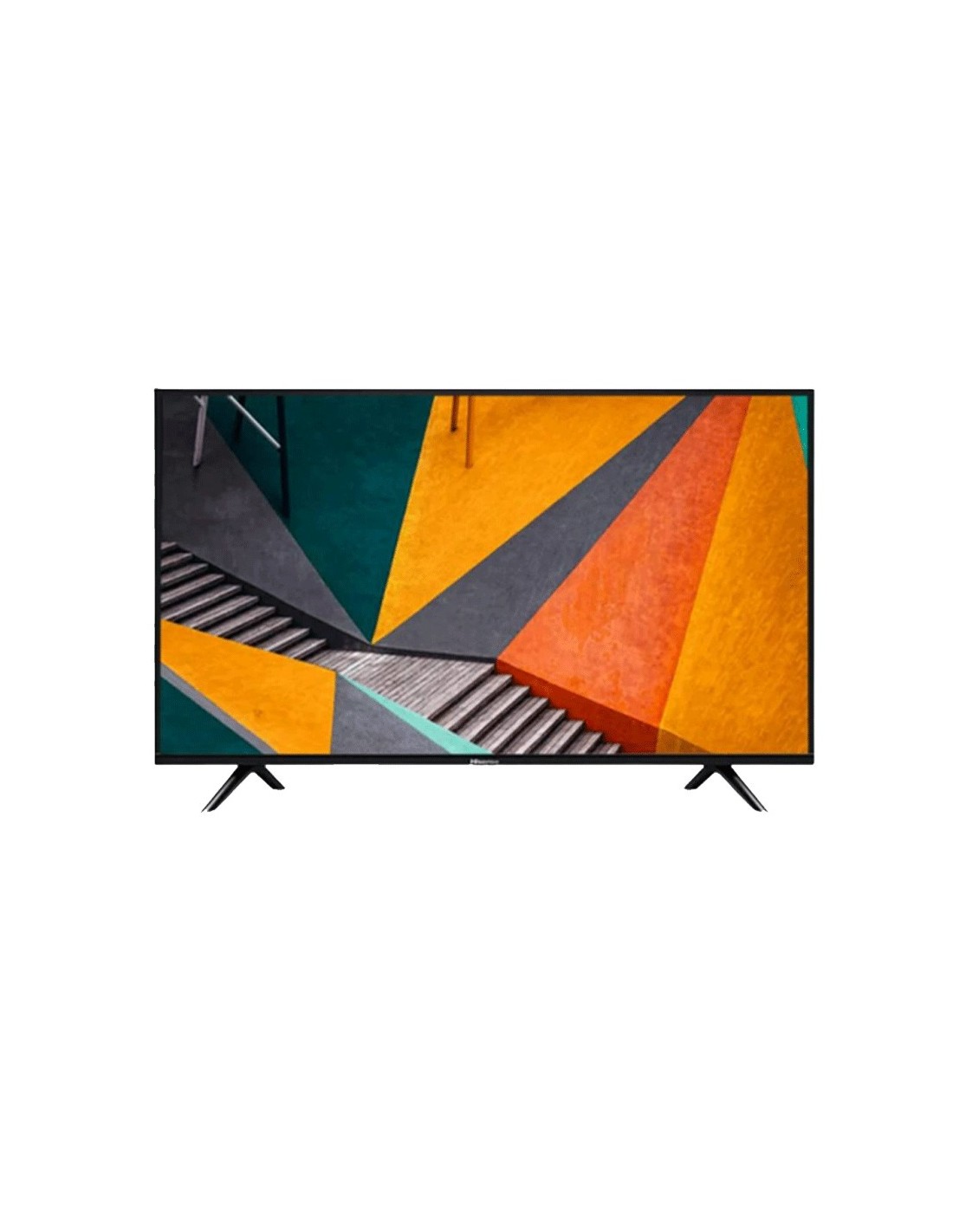 TV Hisense 43 pouces UHD Android Smart TV noir élégant