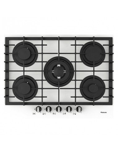 Plaque de Cuisson FOCUS Vitro 5 Feux 70 cm Blanc (F.406W) Plaque de Cuisson FOCUS Vitro 5 Feux 70 cm Blanc (F.406W)
