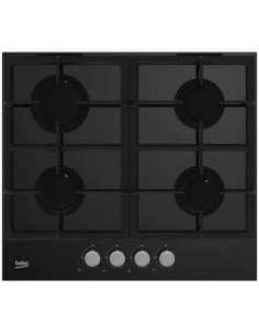 Plaque De Cuisson Encastrable BEKO HILG64225SB 4 Feux 60Cm - Noir