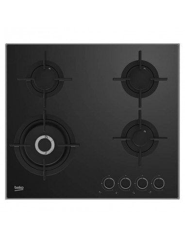Plaque De Cuisson Encastrable BEKO HCLW64222S 4 Feux 60Cm - Noir