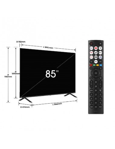 TV 4K UHD 85 pouces Hisense expérience gaming fluide TV 4K UHD 85 pouces Hisense expérience gaming fluide