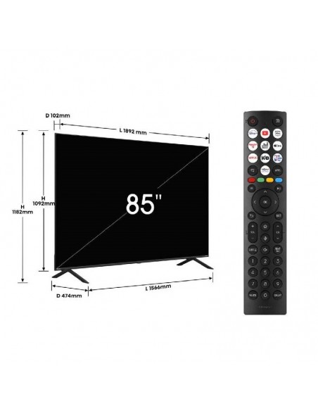 TV 4K UHD 85 pouces Hisense expérience gaming fluide TV 4K UHD 85 pouces Hisense expérience gaming fluide