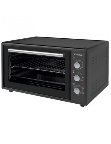 Four électrique compact noir 35L BIOLUX M.35TFN cuisine pratique Four électrique compact noir 35L BIOLUX M.35TFN cuisine pratique