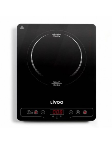 Plaque à Induction Simple LIVOO DOC235 2000Watts - Noir