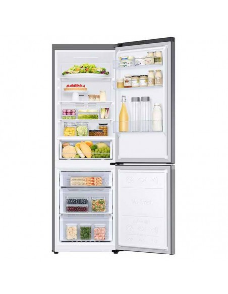 Réfrigérateur Samsung combiné silver grande capacité familiale moderne