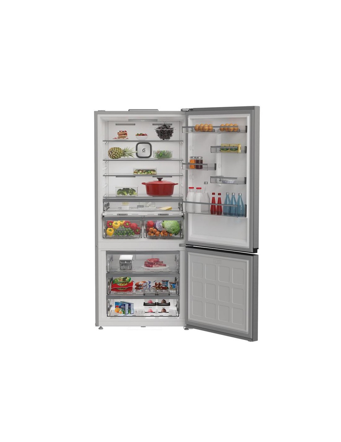 Frigo Whirlpool 570 litres NoFrost intérieur LED