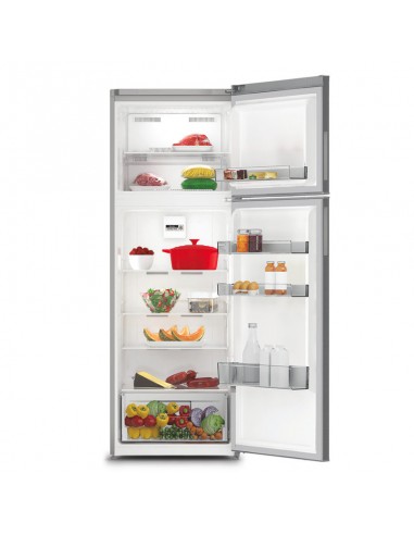 Réfrigérateur Whirlpool grande capacité 300-400 litres inox