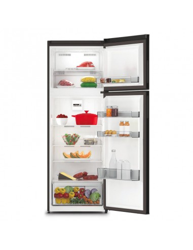 Frigo sans givre Whirlpool noir élégant avec congélation rapide