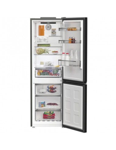 Frigo Whirlpool noir 2 portes congélateur bas 316L
