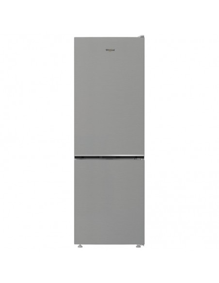 Réfrigérateur Whirlpool inox grande capacité cuisine moderne