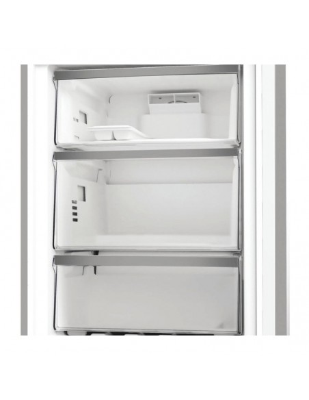 réfrigérateur Whirlpool inox bac à légumes et rangements