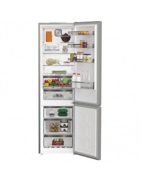 Whirlpool combiné 250L inox éclairage LED intérieur économique