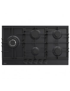 Plaque gaz encastrable 90 cm noir FOCUS cuisine moderne