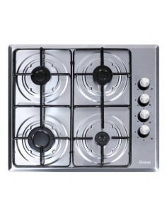 Plaque De Cuisson ORIENT OP-4F-I3 vue de dessus inox