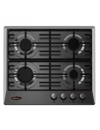 Plaque de cuisson gaz noir 4 brûleurs résistants SOTACER Plaque de cuisson gaz noir 4 brûleurs résistants SOTACER