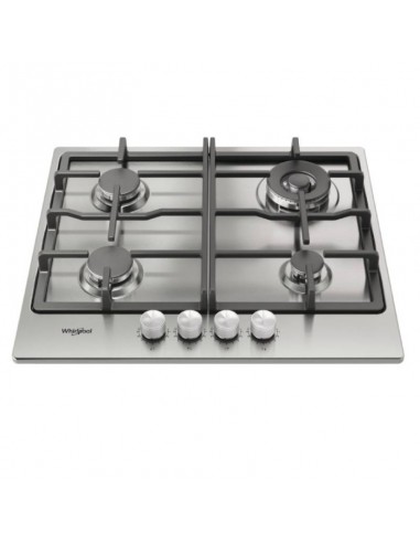 Plaque de Cuisson Encastrable WHIRLPOOL TGML661IX inox 4 feux gaz Plaque de Cuisson Encastrable WHIRLPOOL TGML661IX inox 4 feux gaz