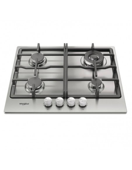Plaque de Cuisson Encastrable WHIRLPOOL TGML661IX inox 4 feux gaz Plaque de Cuisson Encastrable WHIRLPOOL TGML661IX inox 4 feux gaz