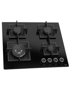 table de cuisson gaz 4 feux Arthur Martin design noir