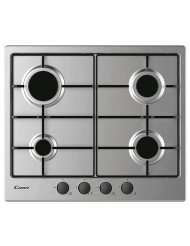 Plaque de cuisson inox 4 feux Candy CM6PBRX-4U2 design premium Plaque de cuisson inox 4 feux Candy CM6PBRX-4U2 design premium