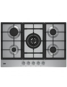 Plaque gaz encastrable 75cm 5 brûleurs haute performance