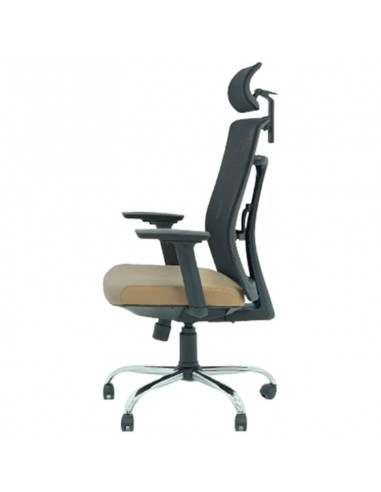 Chaise Directeur Enjoy Avec Accoudoirs Caramel ( Enjoy-C )