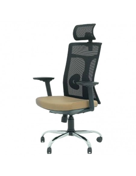 Chaise Directeur Enjoy Avec Accoudoirs Caramel ( Enjoy-C )