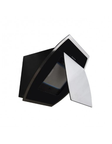 Hotte Inclinée MONT-BLANC 60 cm - Inox/Noir (HDI60BLX) vue laterale