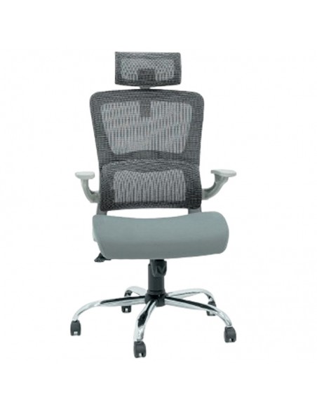Chaise Directeur Roy Avec Accoudoirs Gris ( Roy-G ) Chaise Directeur Roy Avec Accoudoirs Gris ( Roy-G )