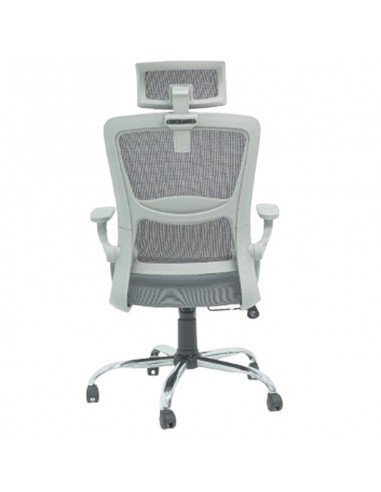 Chaise Directeur Roy Avec Accoudoirs Gris ( Roy-G ) Chaise Directeur Roy Avec Accoudoirs Gris ( Roy-G )