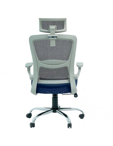 Chaise Directeur Roy Avec Accoudoirs Bleu (Roy-B)