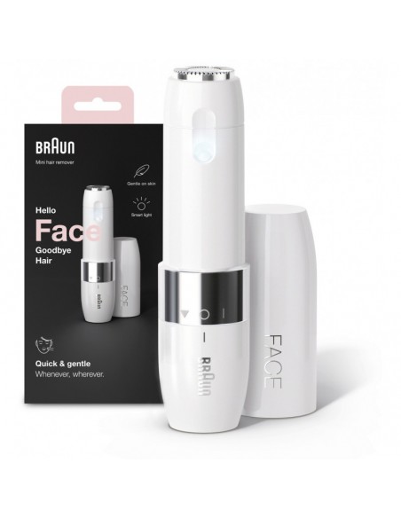 Mini Rasoir BRAUN avec Smartlight - Blanc (FS1000) Mini Rasoir BRAUN avec Smartlight - Blanc (FS1000)