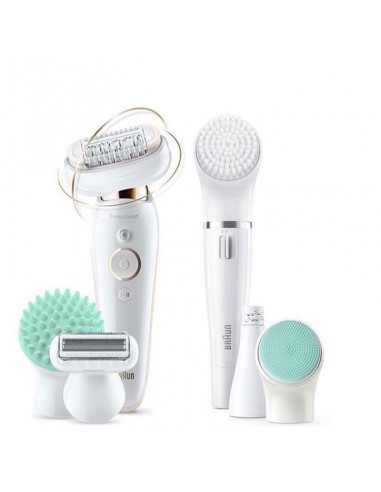 Épilateur BRAUN - 3D Silk-épil - Série 9 - Blanc (SES9300) Épilateur BRAUN - 3D Silk-épil - Série 9 - Blanc (SES9300)