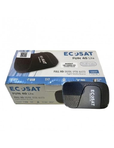 Récepteur ECOSAT FUN 40 Lite arrière connectique HDMI USB Récepteur ECOSAT FUN 40 Lite arrière connectique HDMI USB