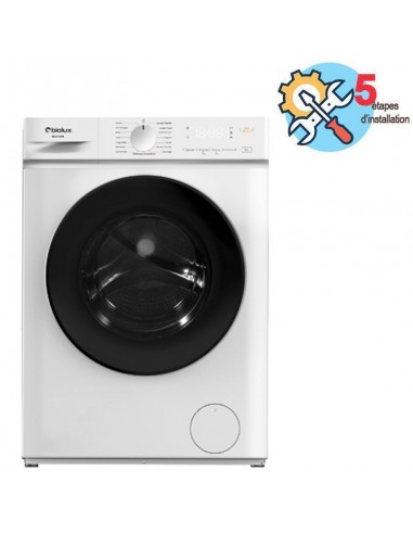 Lave Linge Frontal BIOLUX M-MAXY80B 8Kg - Blanc Lave Linge Frontal BIOLUX M-MAXY80B 8Kg - Blanc