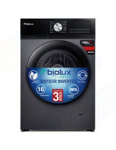 Machine À Laver Frontal Inverter BIOLUX 12Kg / Silver / M.ECO120S