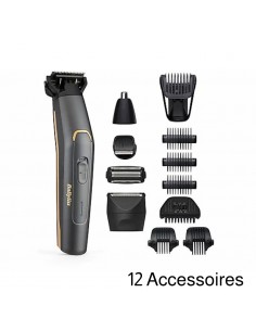 Tondeuse Multi-usages 12En1 BABYLISS autonomie batterie Li-Ion