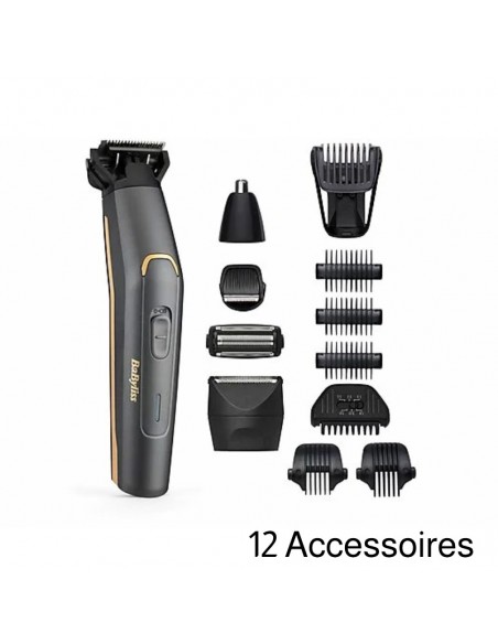 Tondeuse Multi-usages 12En1 BABYLISS autonomie batterie Li-Ion Tondeuse Multi-usages 12En1 BABYLISS autonomie batterie Li-Ion
