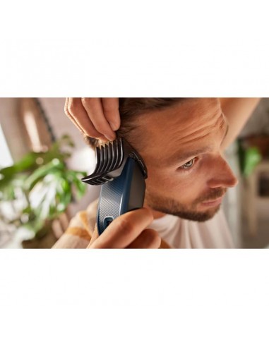 Tondeuse à cheveux Philips Hair Clipper Series 3000 HC3505/15 bleu coupe précise Tondeuse à cheveux Philips Hair Clipper Series 3000 HC3505/15 bleu coupe précise